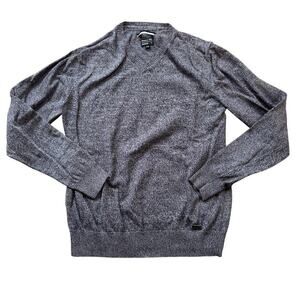 RVCA Sweater, womens Small pull over, V neck, 100% cotton